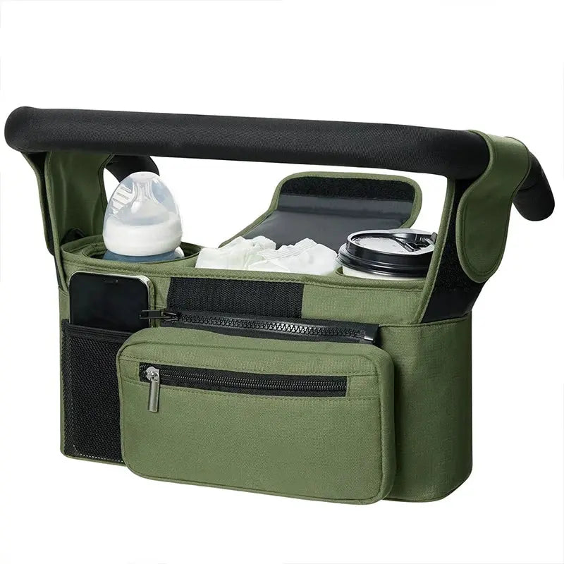 Baby Stroller Storage Large Capacity Travel Hanging Bag Mummy Bag Phone Bottle Holder Pram Diaper Bags Baby Stroller Accessories