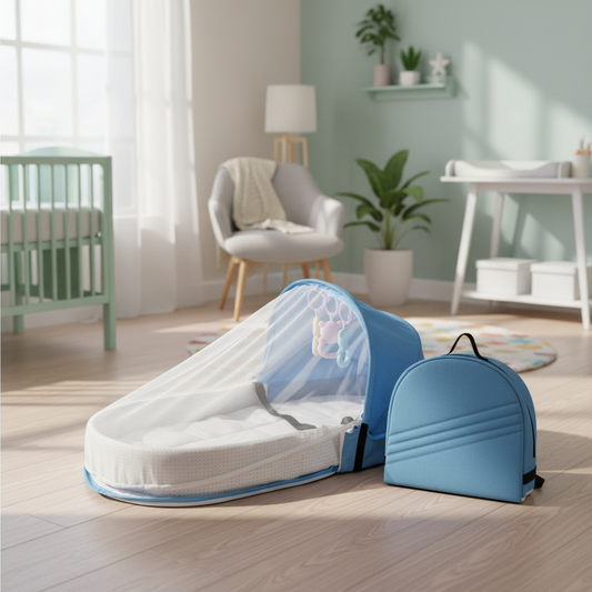 🌙 Lit Bébé Pliable Multifonction