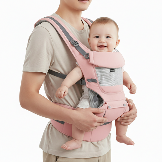 👶 Porte-bébé ergonomique multi-positions – Confort & sécurité pour bébé et parent