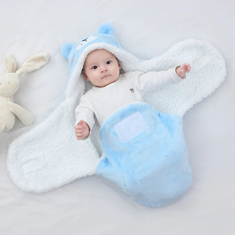 🌙 Gigoteuse Douce & Chaude en Flanelle – Cocoon Bébé 0 à 9 Mois 🧸